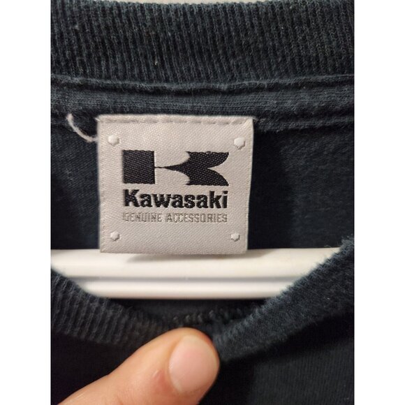 Kawasaki Vulcan Long Sleeves T-Shirt Black Medium - Picture 3 of 10